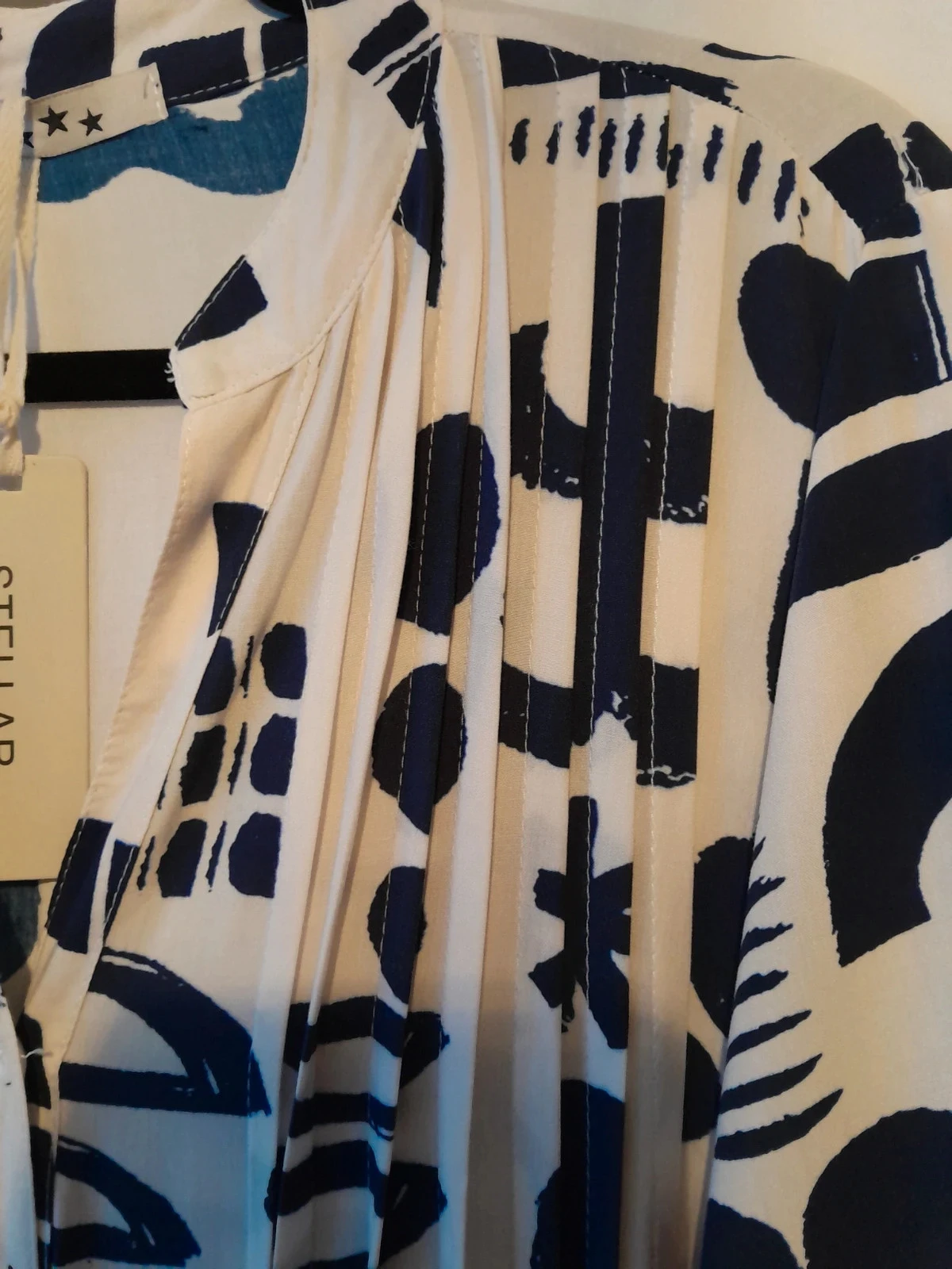 Lange tuniek in blousestijl, Maat 5XL, asymmetrisch – photo 4